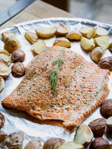 Traeger Sheet Pan Salmon