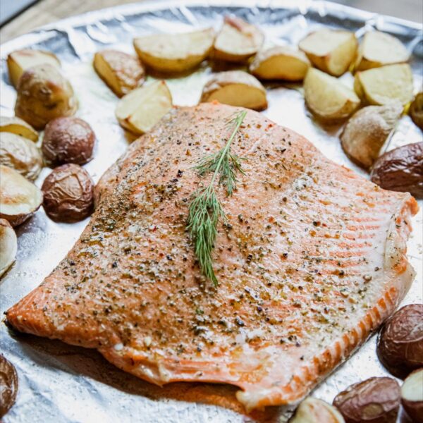 Traeger Sheet Pan Salmon