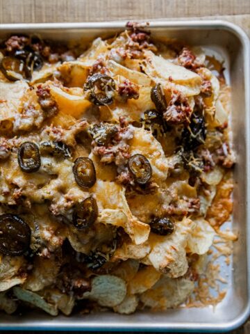 Traeger Sloppy Joe Nachos