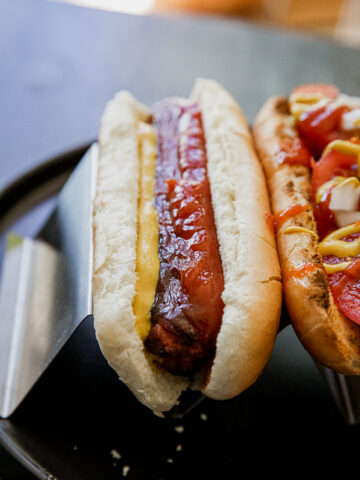 Traeger Grilled Hot Dogs