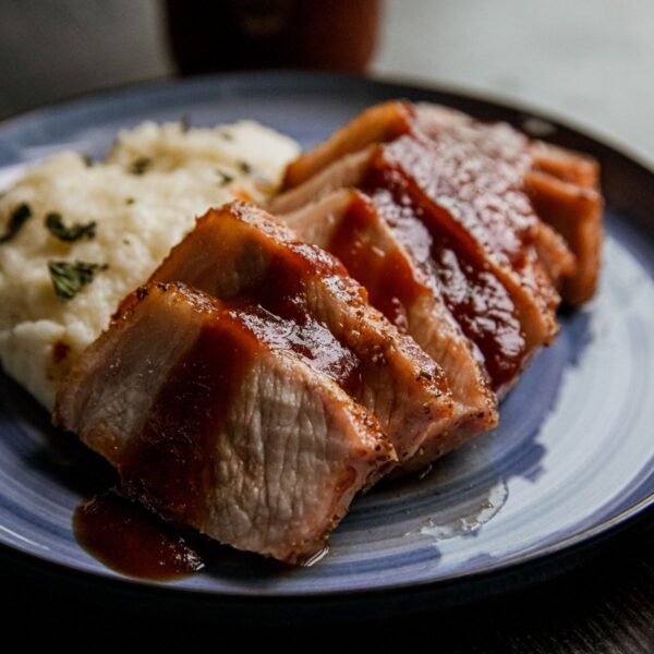 Grilled Pork Chops with Guinness Barbecue Sauce