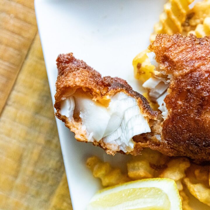 Beer Battered Lingcod