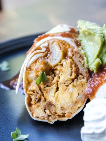 Breakfast Tamale Burritos