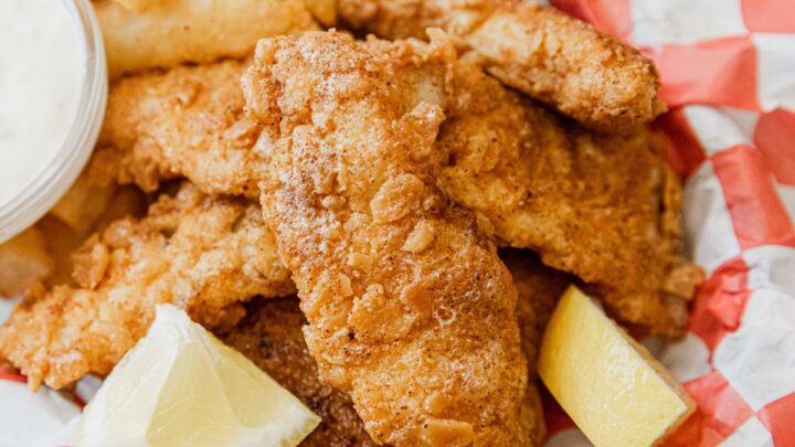 cheap as chips fish accessories & Stand  Baker and Maker Buffalo Fish & Chips Recipe