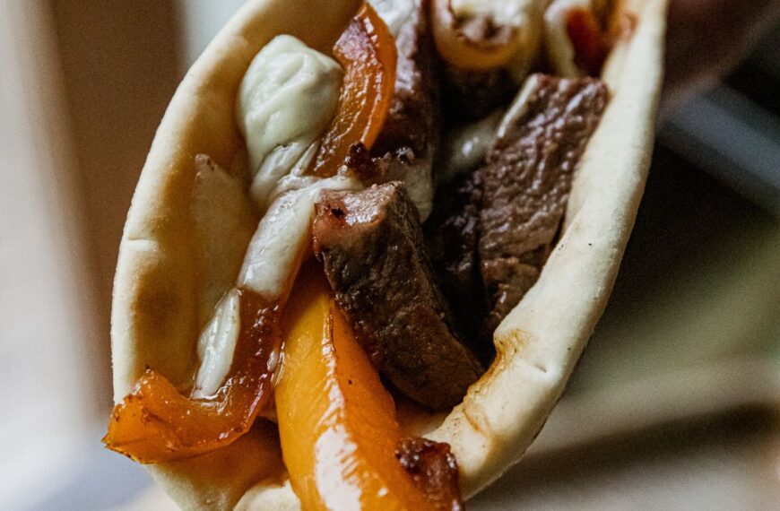 Traeger Cheesesteak Flatbread
