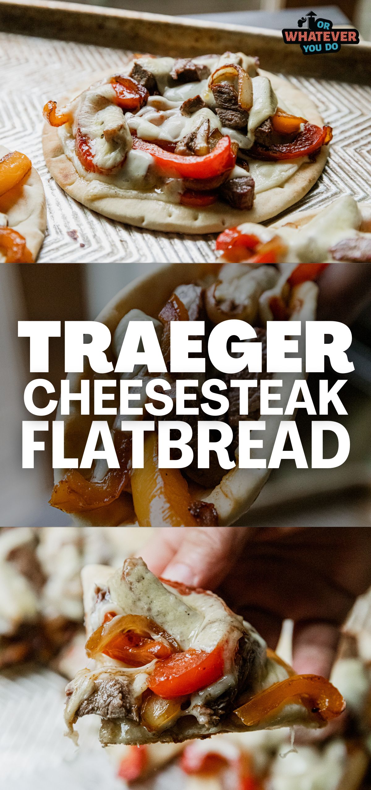 Traeger Cheesesteak Flatbread