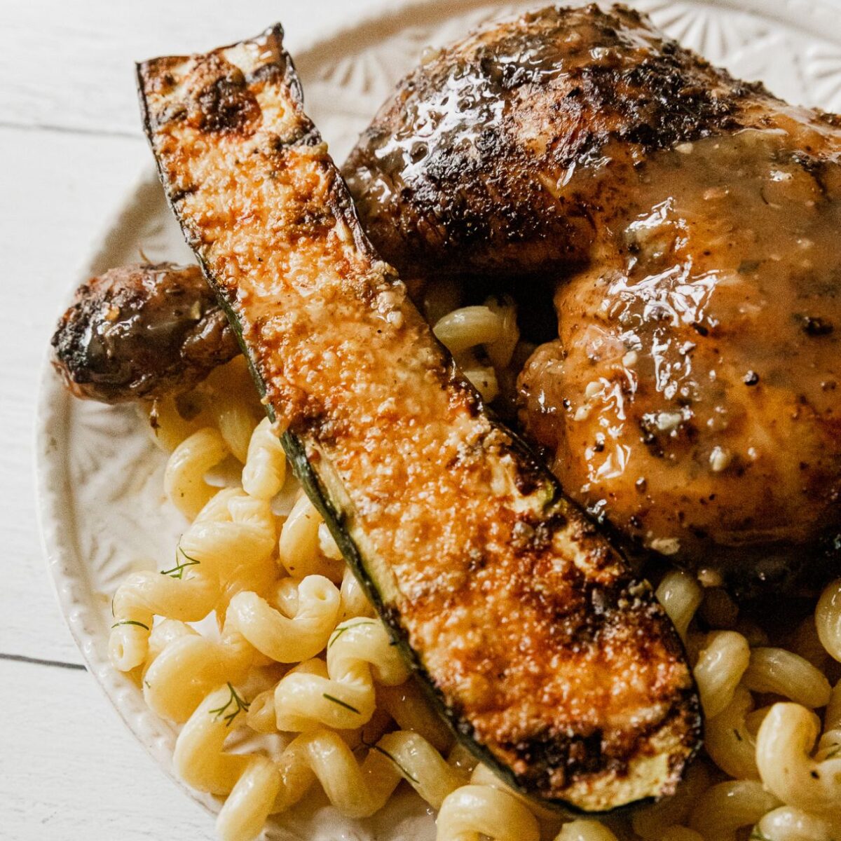 Traeger Parmesan Zucchini