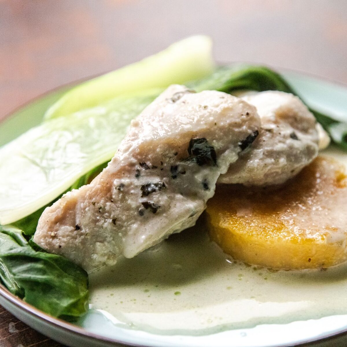 Sous Vide Lemon Garlic Lingcod Cheeks