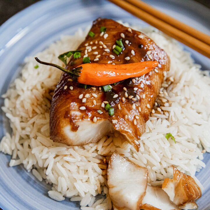 Steamed Spicy Teriyaki Black Cod