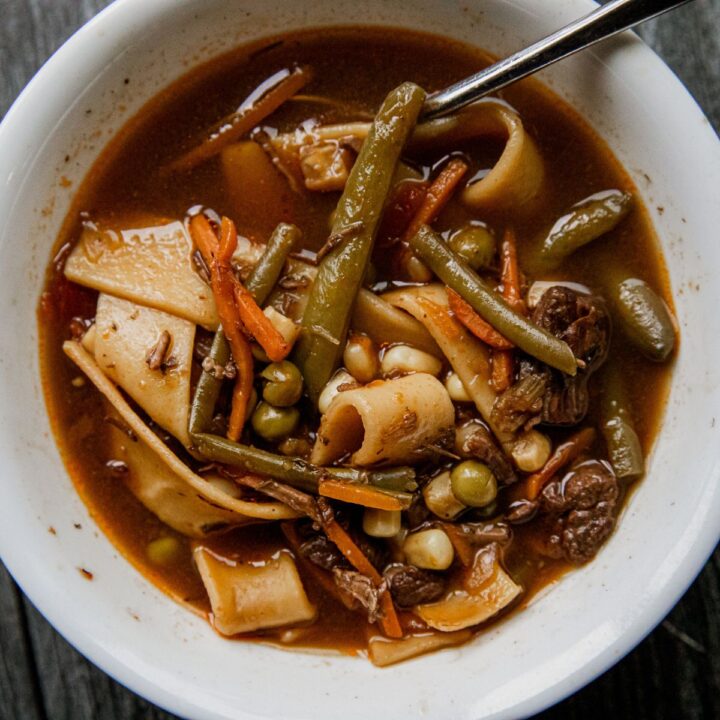 Vegetable Beef Noodle Soup