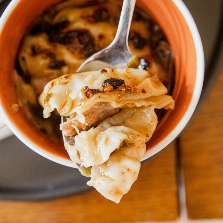 Viral Dumpling Lasagna