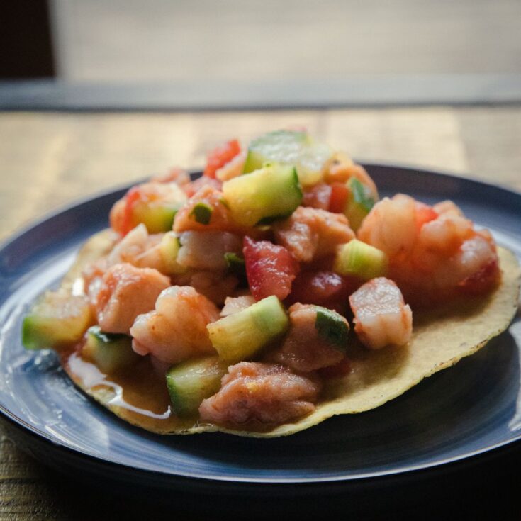 Lingcod and Shrimp Ceviche