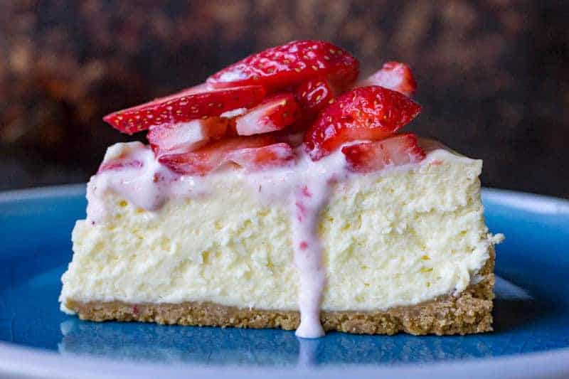 Instant Pot Strawberry Cheesecake