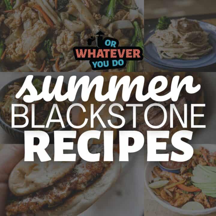 Delicious summer Blackstone recipes for outdoor cooking and grilling enthusiasts.
