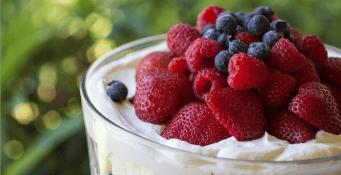 Triple Berry Trifle