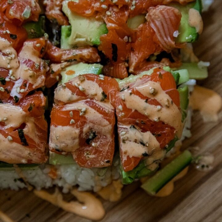 Salmon Sushi Stack