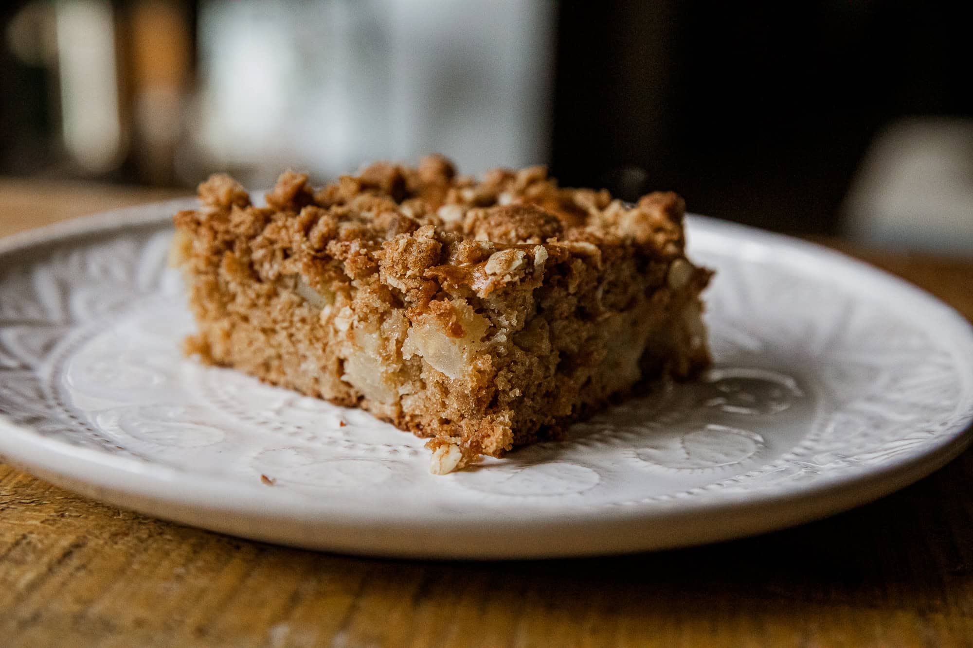 Apple Cinnamon Streusel Coffee Cake