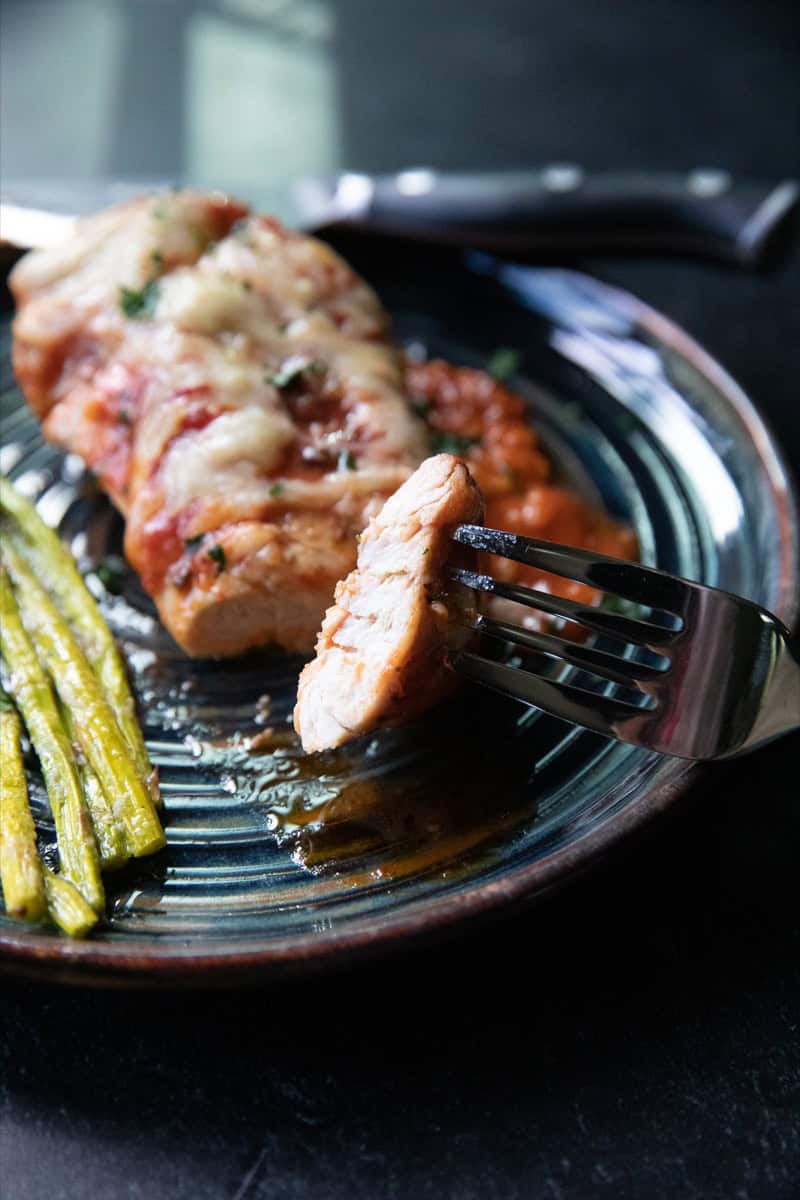 Chicken parmesan with no breading