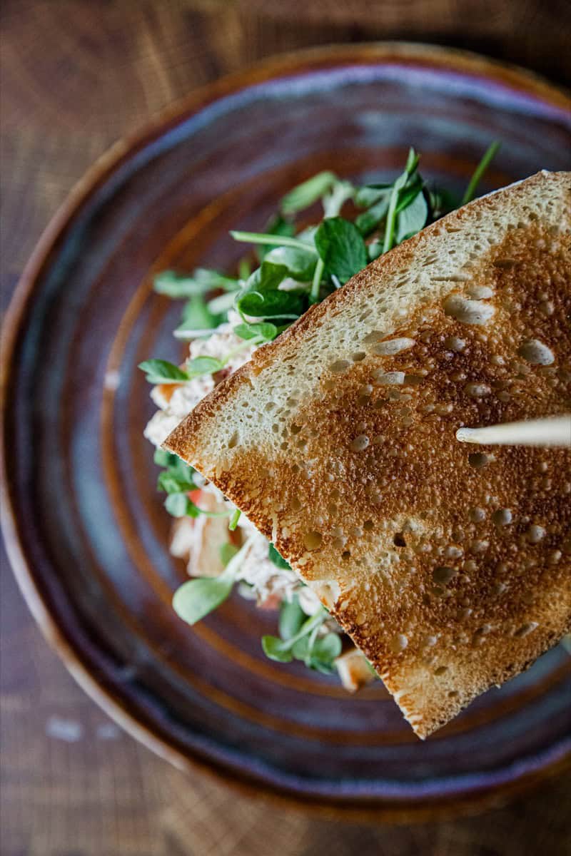 cowboy candy tuna salad sandwich